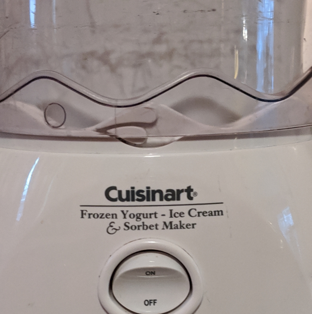 Cuisinart ice cream and sorbet maker